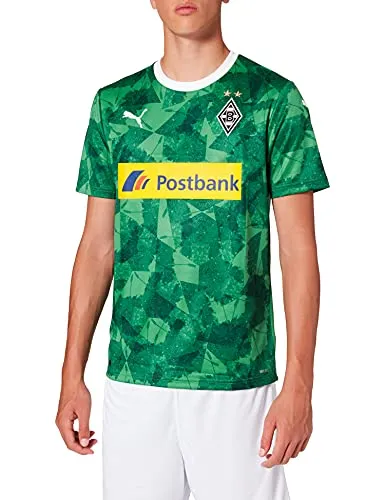 PUMA Bmg Third Shirt Replica with Sponsor, Maglia Calcio Uomo, Amazon Green/Black, M