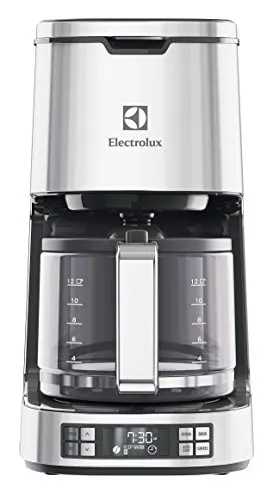 Electrolux EKF7800 Macchina da caffè Americano Programmabile, 1100 W, 1.65 Litri, Acciaio Inossidabile, Argento