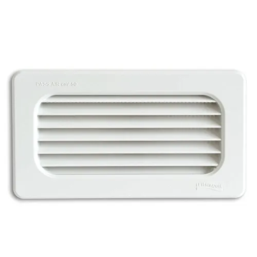 La Ventilazione C157RB Griglia Terminale 180x100 mm in ABS da Incasso, Bianco