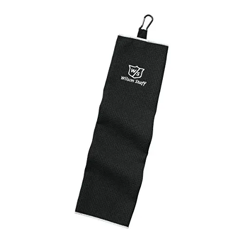 Wilson Staff W/S TRI FOLD TOWEL BLACK  - Black