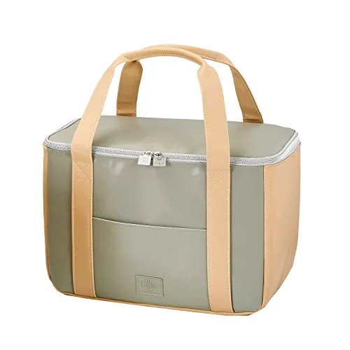 Borsa frigo Be Cool City "Hazelnut" L molto grande 44 x 22 x 29 cm, volume circa 28 l - spazio per una spesa grande. Elegante, con maniglie ergonomiche