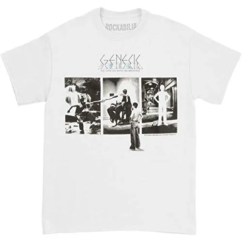 Stab & wound Genesis - The Lamb Lies Down On Broadway T-Shirt White