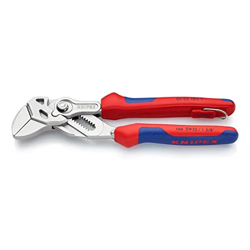 KNIPEX 86 05 180 T Pinza chiave cromata 180 mm