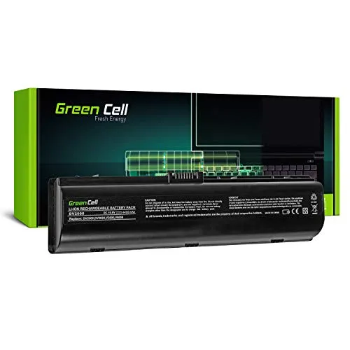 Green Cell® Standard Serie HSTNN-DB42 / HSTNN-LB42 Batteria per Portatile HP Pavilion DV2000 DV6000 DV6500 DV6700 DV6800 DV6900 (6 Pile 4400mAh 10.8V Nero)