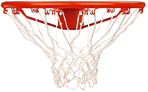 Schreuders Sport - Anello da Basket Unisex, in Metallo, Arancione, Universale