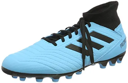 adidas Predator 19.3 AG, Scarpe da Calcio Uomo, Blu (Bright Cyan/Core Black/Solar Yellow Bright Cyan/Core Black/Solar Yellow), 40 EU