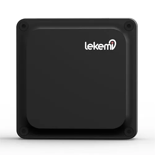 Lekemi L11 Tracciatore di Posizione Localizzatore GPS Tracker per Auto Veicoli Tramite App Gratuita, Magnete Potente e Batteria da 6000mAh Color Nero