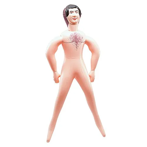 Bristol Novelty- Blow Up Man Party Supplemento, Colore Beige, Taglia Unica, SG011