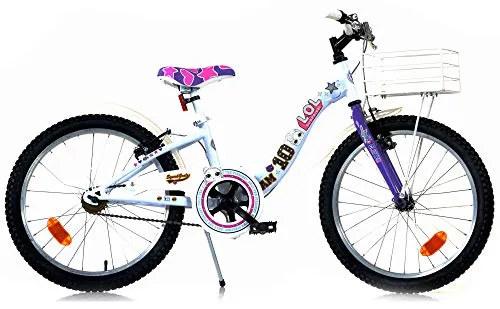 Dino Bikes - Bicicletta LOL 20" bambina Bianca e Viola