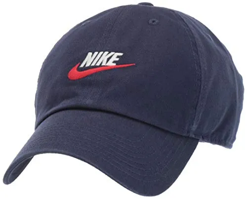Nike NSW H86 cap Futura Washed Cappello, Blu Scuro, MISC Unisex-Adulto