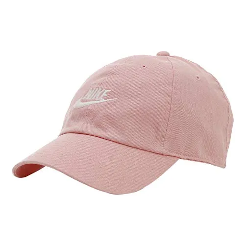 Nike U NSW H86 cap Futura Washed cap, Unisex Adulto, Bleached Coral, Taglia Unica