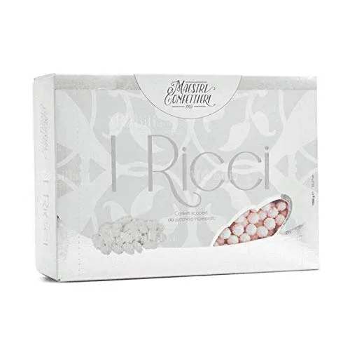 CONFETTI MAXTRIS - I RICCETTI ROSA - 1 KG