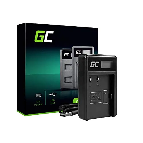 Green Cell® CB-5L Caricabatterie per Canon BP-508 BP-511 BP-512 Batteria e EOS 5D, 10D, 20D, 30D, 40D, 50D, 300D, D60, Powershot G1, G2, G3, G5, G6, Pro 1 Fotocameras (5W 8.4V 0.6A Nero)