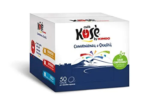 Kosè by Kimbo Cialde Compostabili ESE Cremoso, 50 Pezzi