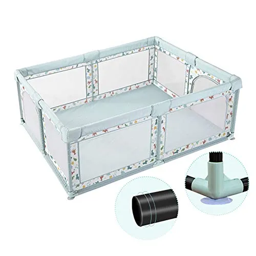 RF Box per Bambini Box Portatile per Bambini, Giochi per Bambini Recinzione per Ragazzi, Centro di attività per Bambini in età Prescolare Playards, Verde(Size:180×200×70cm)