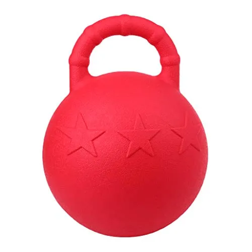 Toygogo Cavallo Giocattolo Gioco Palla con Profumo di Mela Pet Accessorio Divertente