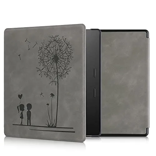 kwmobile Custodia eReader Compatibile con Amazon Kindle Oasis 10. Generation Cover - eBook Reader Flip Case - Cover eReader Magnetica Pelle PU Amore