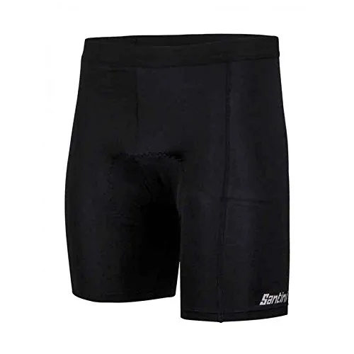 Santini Pantaloncini Agile 2.0 - Nero, XL/XXL