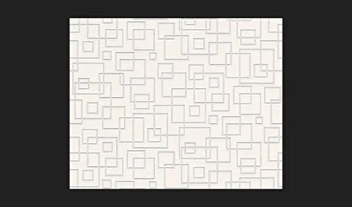 A.S. Création, verniciabile carta da parati non tessuto carta da parati in tessuto non tessuto 10,05 m x 0,53 m Bianco Made in Germany 519719 5197 – 19