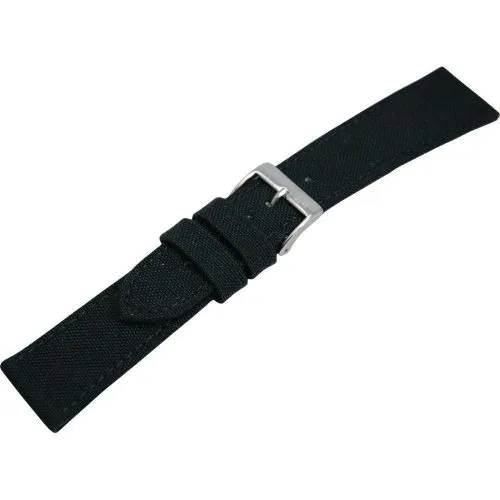 Morellato A01U2779110019CR24 CORDURA/2 Cinturino in Pelle, Uomo, Larghezza 24 mm / 20 mm, Nero