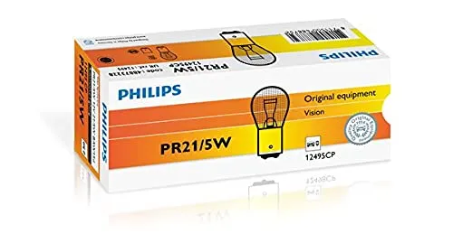 Philips 12495 CP Lampada a Incandescenza Luce Posteriore