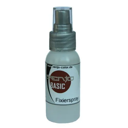 Spray di fissaggio Senjo Color, flacone da 50 ml, per fissaggio invisibile di Facepainting, body painting, trucco professionale per bambini