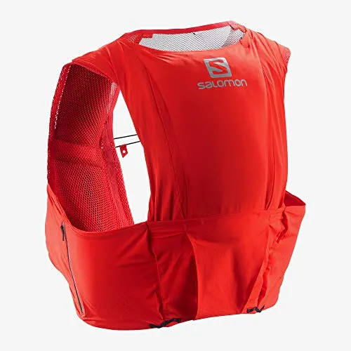 SALOMON Bag S/Lab Sense Ultra 8 Set, Gilet Unisex-Adulto, Rosso (Racing Red), XS