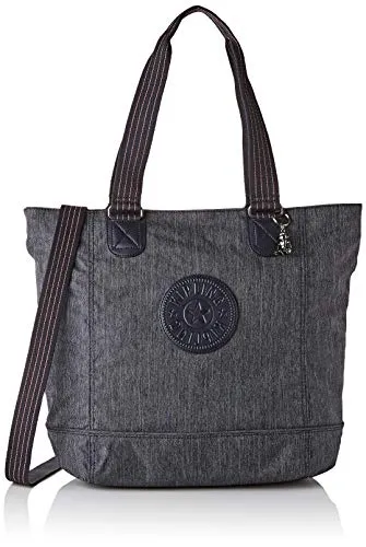 Kipling Shopper C - Borse Tote Donna, Blu (Active Denim)