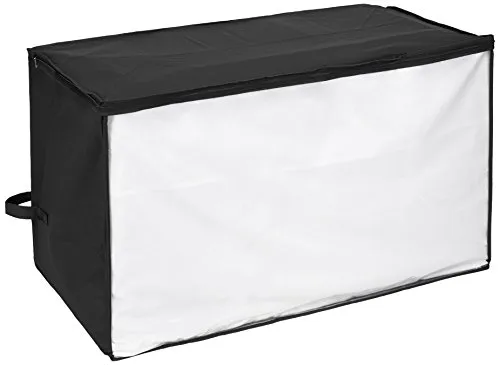 WENKO Contenitore Jumbo nero scuro, PEVA, 91 x 48 x 53 cm, Nero