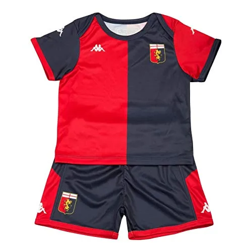 Genoa maglia pantaloncini home Baby neonato 2019/20 Kappa - 3/6 mesi, Rosso