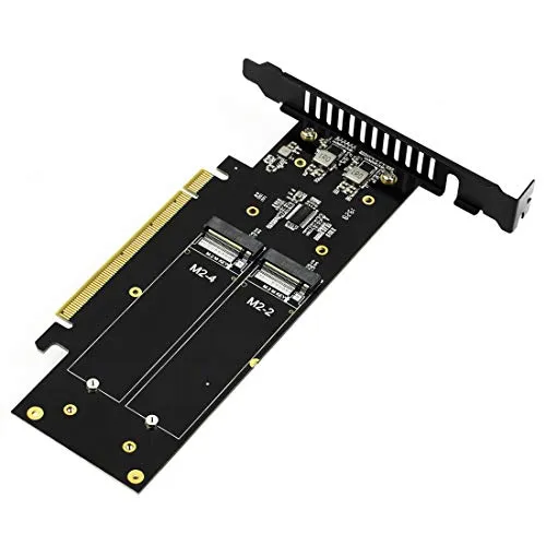JEYI iHyper M.2 PCIE3.0 X16 un 4X NVME Scheda adattatore PCIE3.0 GEN3 X16 un 4X NVME RAID CARD PCI-E VROC CARD