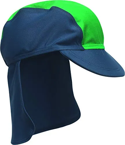 Playshoes UV-Schutz Mütze Cappello, 791 Blau/Grün, 49 cm Unisex Bimbi