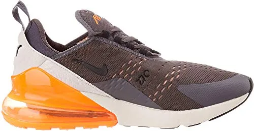 Nike Men's Air Max 270 Shoe, Scarpe da Campo e da Pista Uomo, Multicolor (Thunder Grey/Black/Desert Sand 024), 42 EU