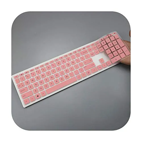 per HP Pavilion All-in-One PC 27-XA0025nf 27-XA0072a 27-XA0000nq 27 pollici Desktop Keyboard Cover Protettore Desktop Computer Film Rosa Mocassini eleganti da donna one size