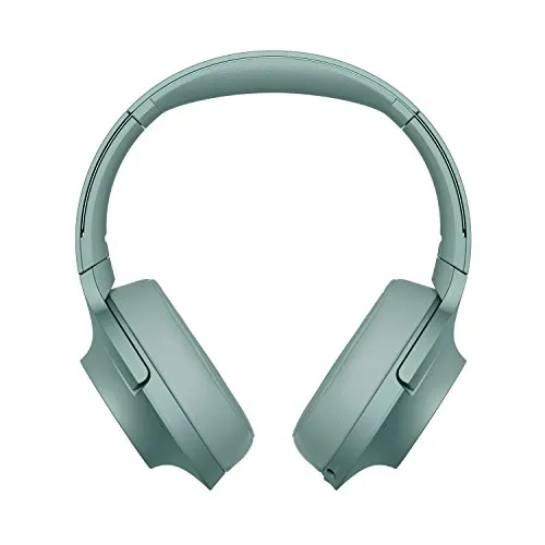 Sony WHH900N Cuffie Over-Ear Stereo, Bluetooth, Digital Noise Cancelling, Hi-Res Audio, Controllo Touch, con Microfono Integrato, Verde