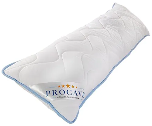 PROCAVE Cuscino Laterale, Fodera PROCAVE TopCool, Morbido e Traspirante per Allattamento e Gravidanza 40x145 cm, Made in Germany