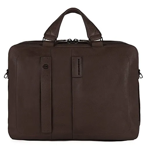 PIQUADRO Ca3347p15s, Borsa Organizer portatutto Uomo, Marrone (Testa di Moro), 10.5x29x41 cm (W x H x L)