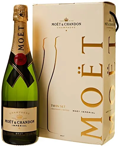 Moet & Chandon Champagne 0,75 lt. - Confezione da 2 bottiglie