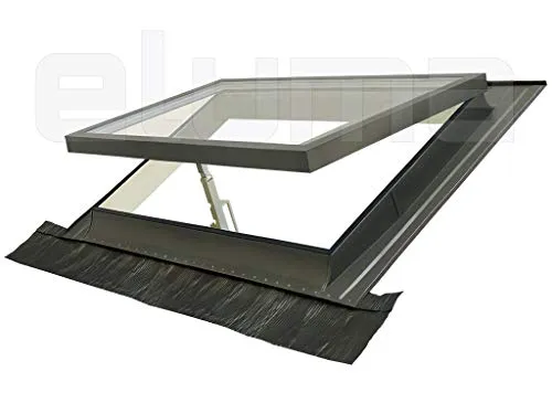 Lucernario - Finestra per tetto "CLASSIC VASISTAS" Doppio vetro / Accesso al tetto / Made in Italy (55x45 Base x Altezza)