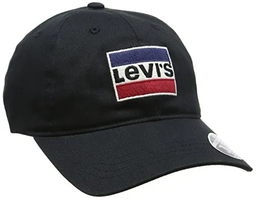 Levi's Sportswear Logo Flexfit Berretto da Baseball, Nero (Noir Regular Black 59), Unica (Taglia Produttore: Un) Uomo