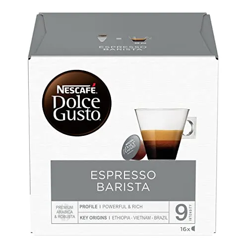 NESCAFÉ DOLCE GUSTO Espresso Barista Caffè, 6 Confezioni da 16 Capsule (96 Capsule Compatibili con Macchine Nescafé Dolce Gusto)