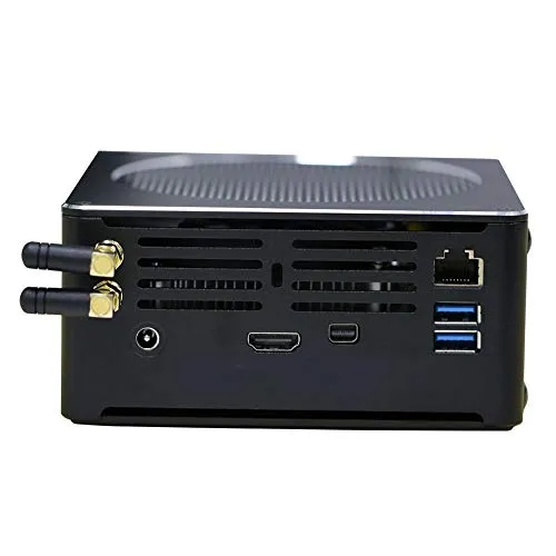 HUNSN 4K Mini PC,Desktop Computer,Windows 10 Pro/Linux Ubuntu,Support Proxmox,Vmware,ESXI,Intel Six Cores I7 8750H,(Black),BY01,[WiFi/BT4.0/MINI DP/HDMI/4USB3.0/LAN](64G RAM DDR4/512G SSD/1TB HDD)