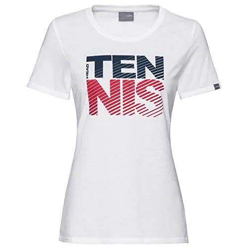 HEAD Club Lisa T-shirt, Donna, Bianco, S