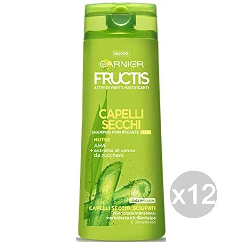 Fructis Set 12 Shampoo 2In1 Secchi Ml 250 Cura E Trattamento dei Capelli, Multicolore, Unica