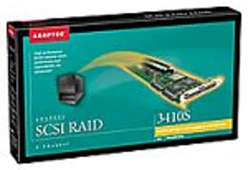 Adaptec ASR 3410s Kit Controller Raid PCI di 64bit di U 160 SCSI 60dev 4 CH.