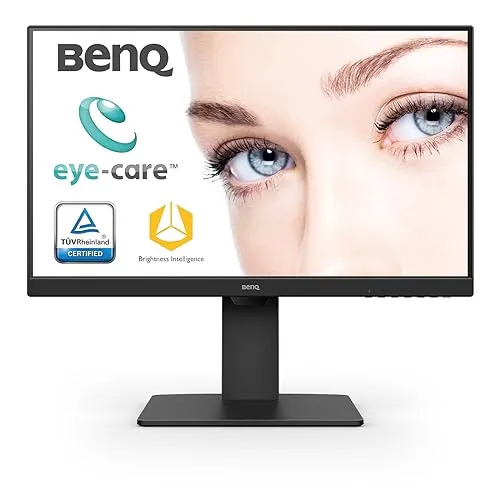 Monitor BenQ BL2485TC (24 pollici, FHD, IPS, ricarica USB-C, DP / HDMI, design ergonomico) Compatibile con MacBook