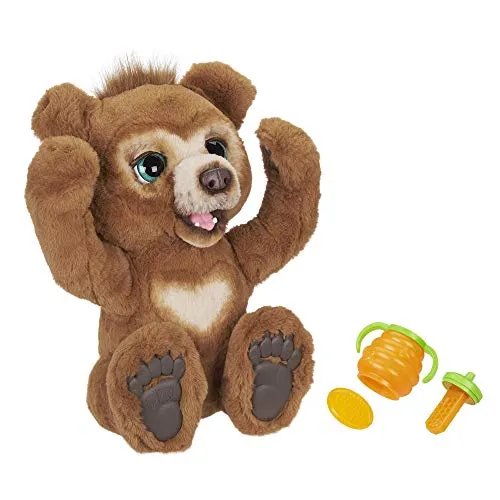 Hasbro FurReal - Cubby, il mio Orsetto Curioso, Cucciolo di Peluche Interattivo, per Bambini dai 4 anni in su, E4591EU4