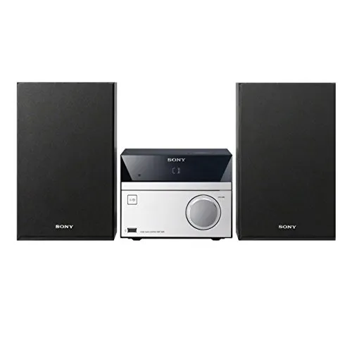 Sony CMT-S20 Sistema Mini Hi-Fi, Potenza 10W, Lettore CD, Radio FM, USB, AUX in, Nero