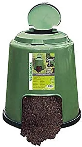 Verdemax 2890 280 L 80 x 80 cm Quick Compostiera, Colore: Verde