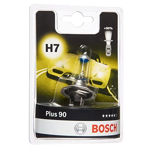 Bosch H7 Plus 90 lampadina faro, 12 V 55 W PX26d, lampadina x1
